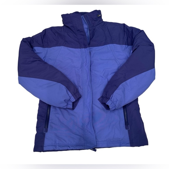 L.L.Bean  Winter Ski Girl Jacket Purple Blue size L 14-16 - Picture 1 of 8